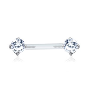 Round Shaped CZ Intimate Piercing INT-03